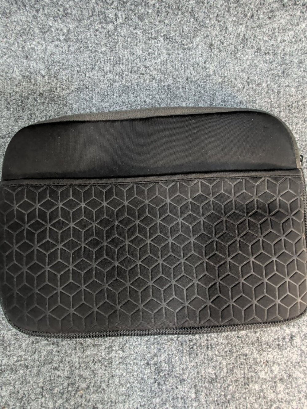 HP 11.6 Laptop Sleeve Black Neoprene Geometric Cube Protective Chromebook Case
